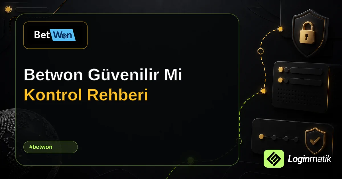 Betwon Güvenilir Mi Kontrol Rehberi - Betwon Loginmatik rehber görseli