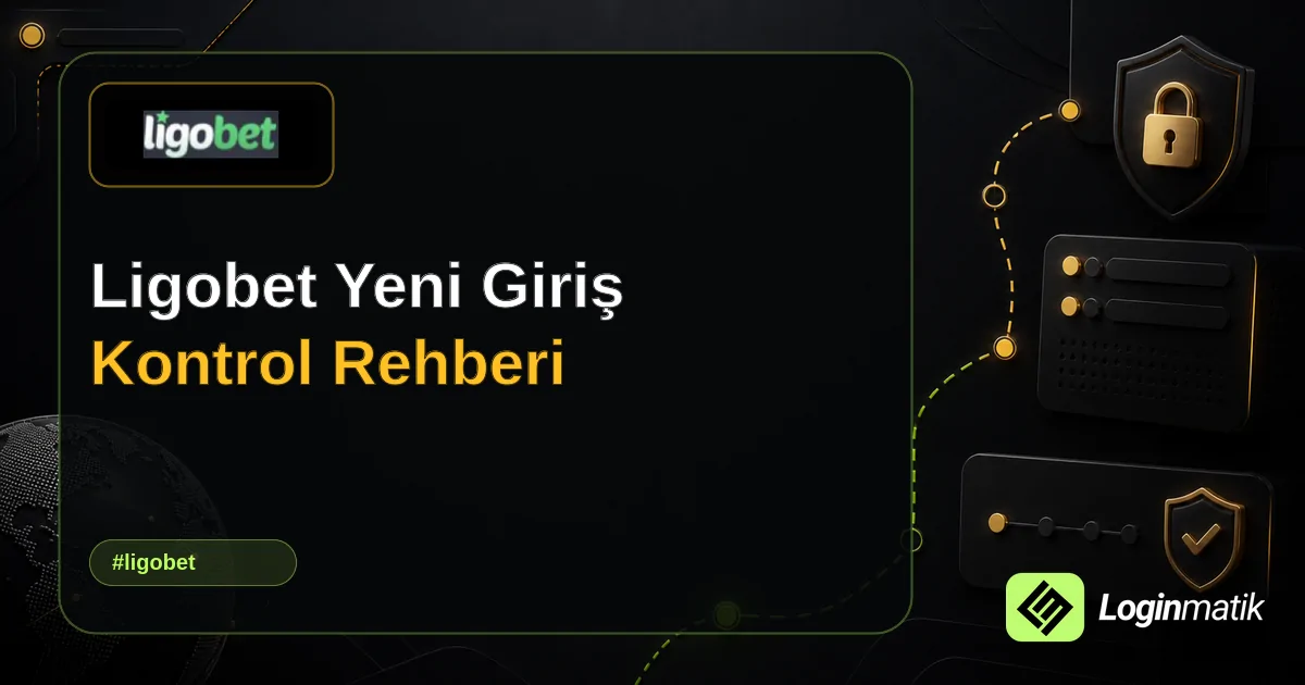 Ligobet Yeni Giriş Kontrol Rehberi - Ligobet Loginmatik rehber görseli